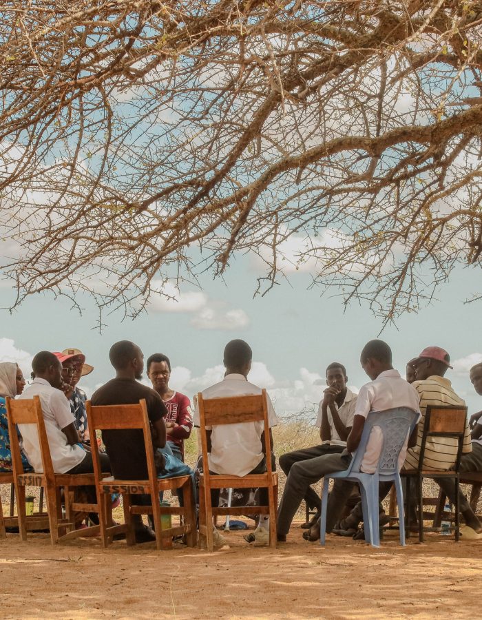 Mentorship talks with the local teenage boys